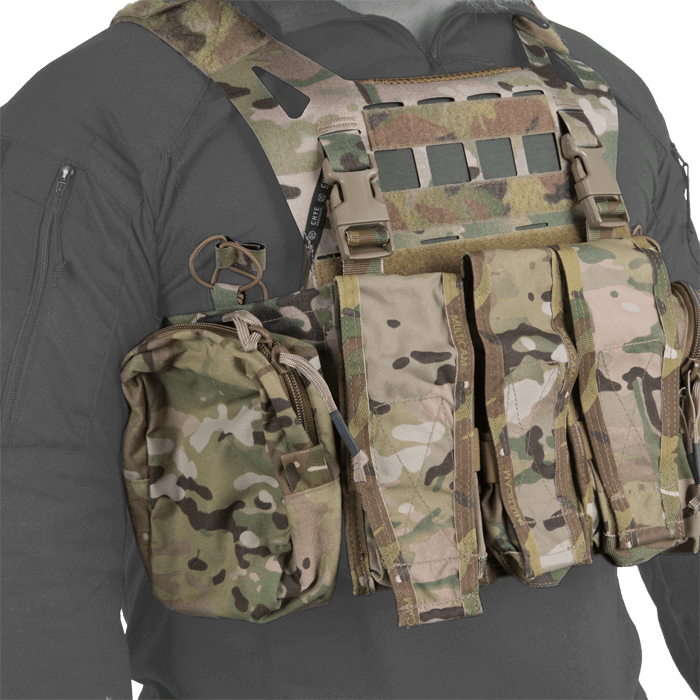 Chest rig panel attached to AirLite SPC