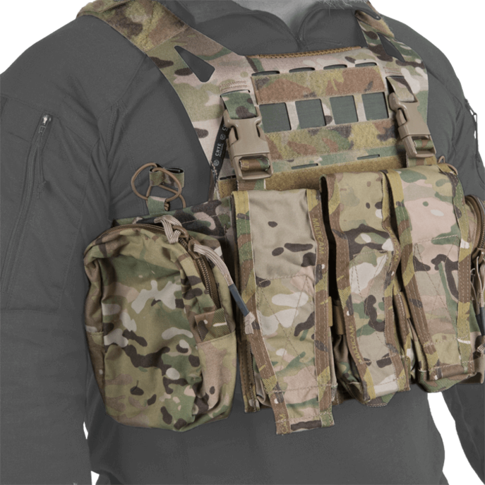 Chest rig panel attached to AirLite SPC