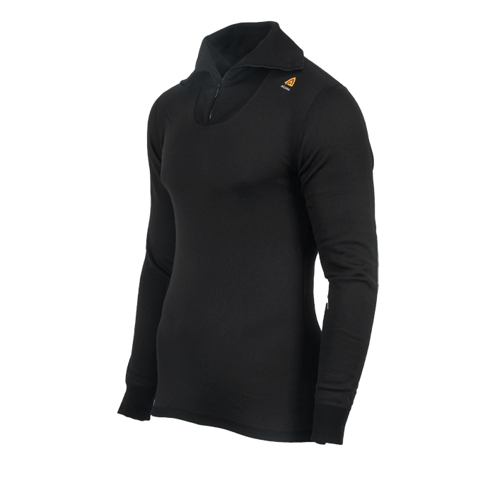 HotWool Polo Black 3/4 view