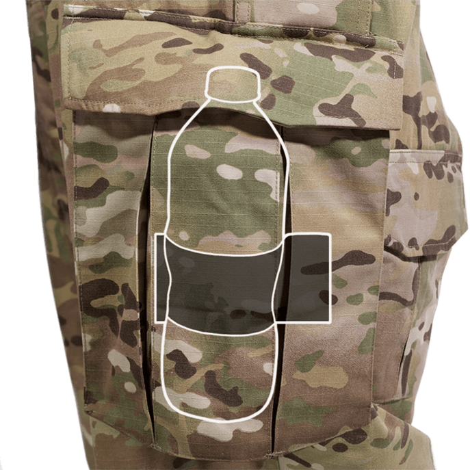 Cargo Pocket Water Bottle/Magazine Stabilizer