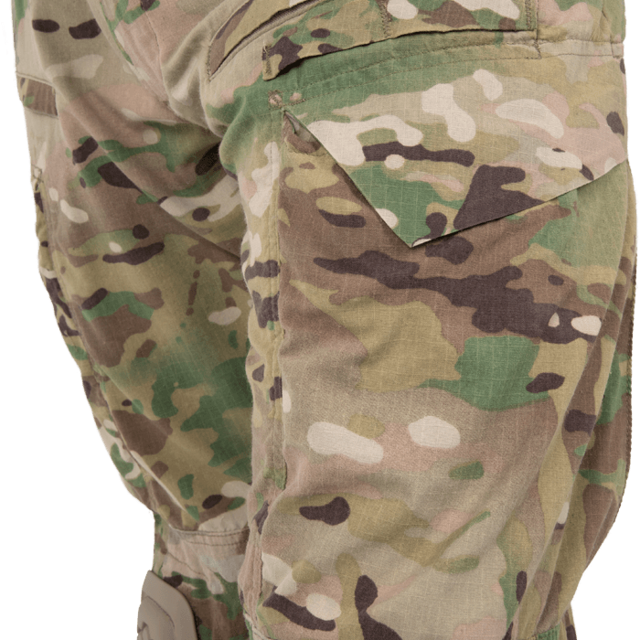 Low profile cargo pocket