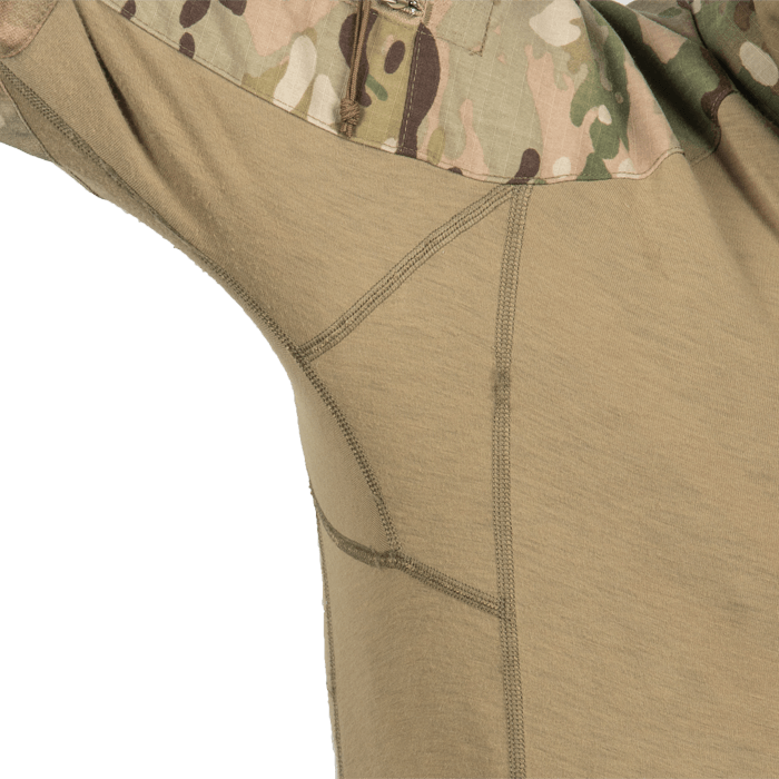 Underarm panels with enhanced mobility