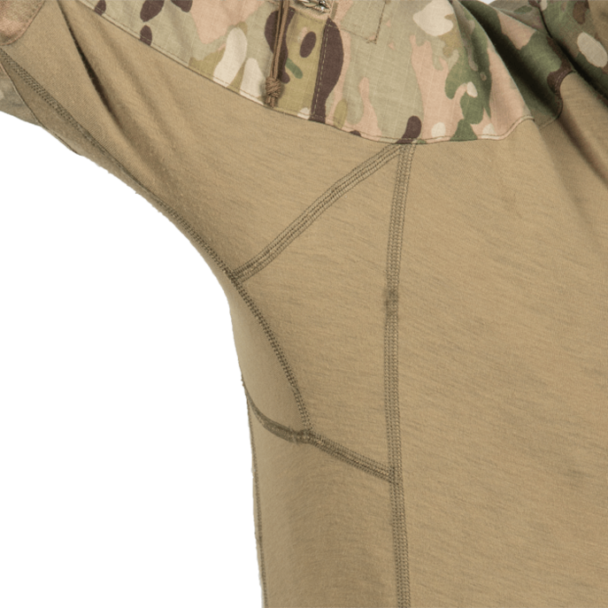 Underarm panels with enhanced mobility