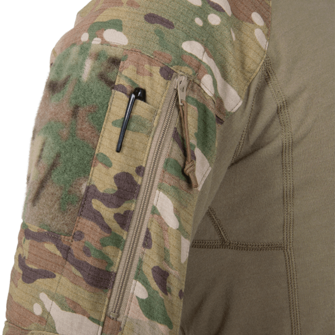 Set in shoulder pocket with internal expansion