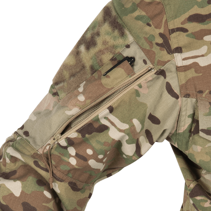 Set in shoulder pocket