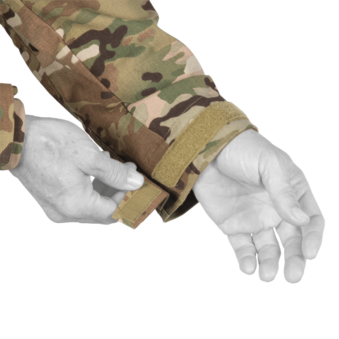 Velcro cinch cuffs
