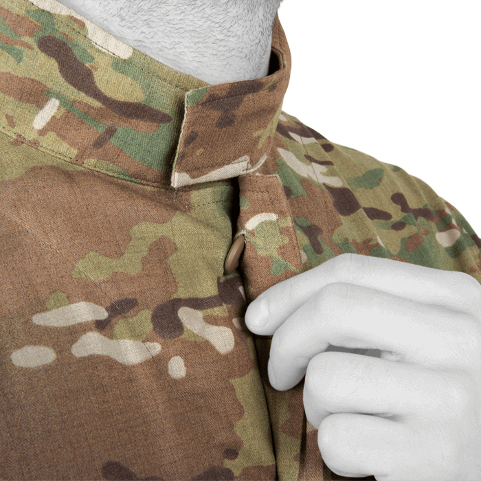 Hidden botton placket