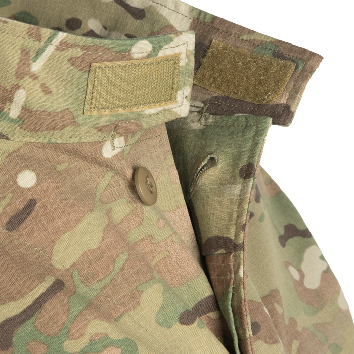 Hidden button placket