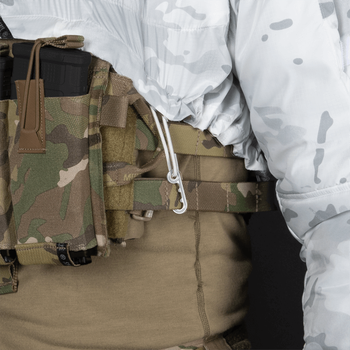 J-hook attaches jacket to vest