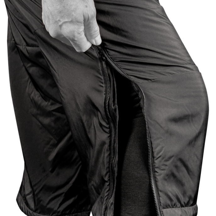 Full length side zippers