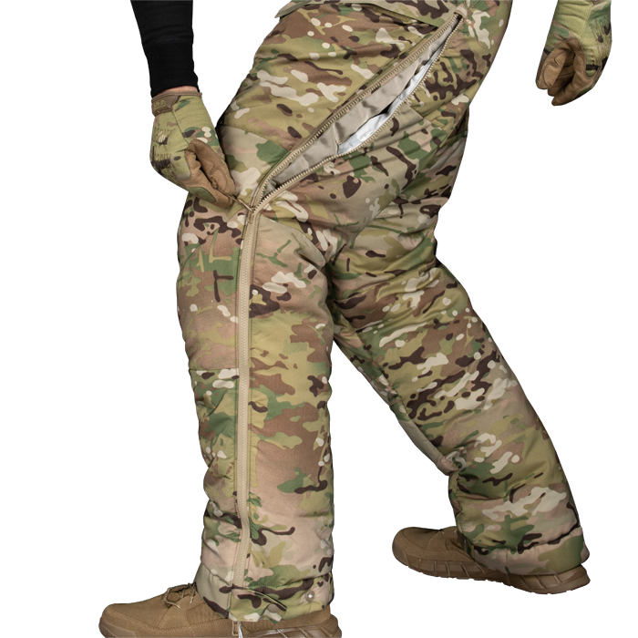 3/4 leg zipper