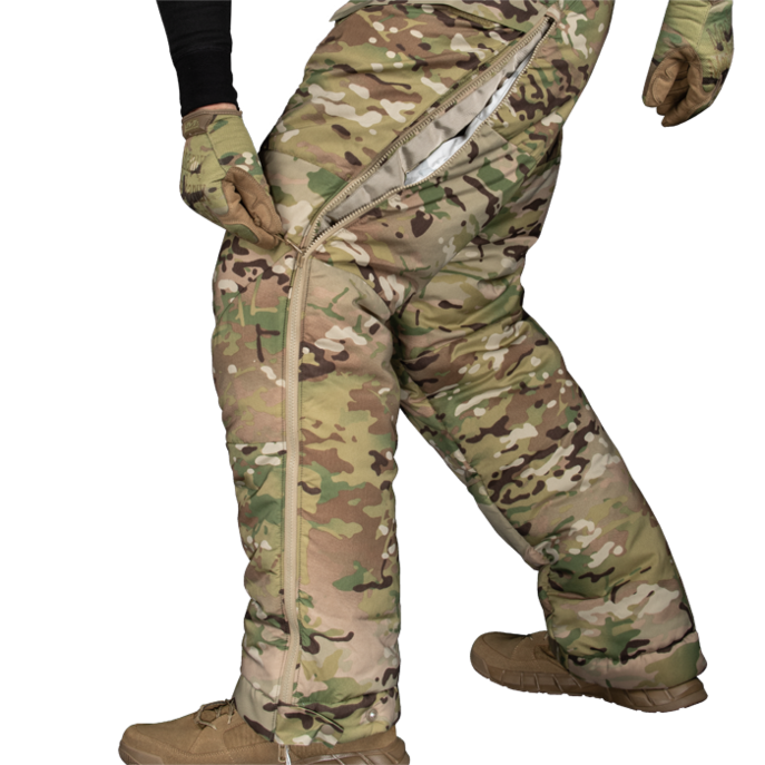 3/4 leg zipper