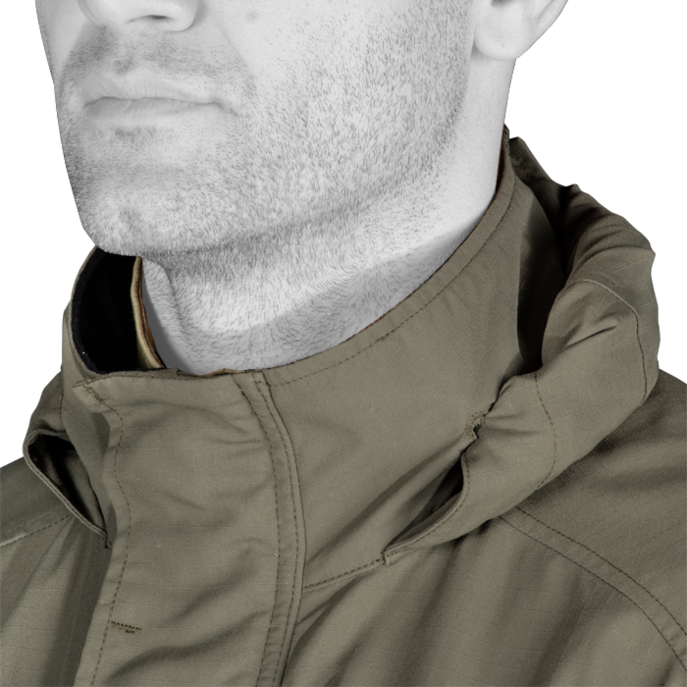 Roll-up hood