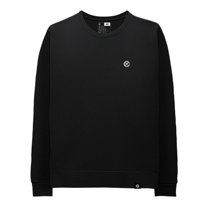 Inscription Crewneck Black Front Inscription Crewneck Black Front
