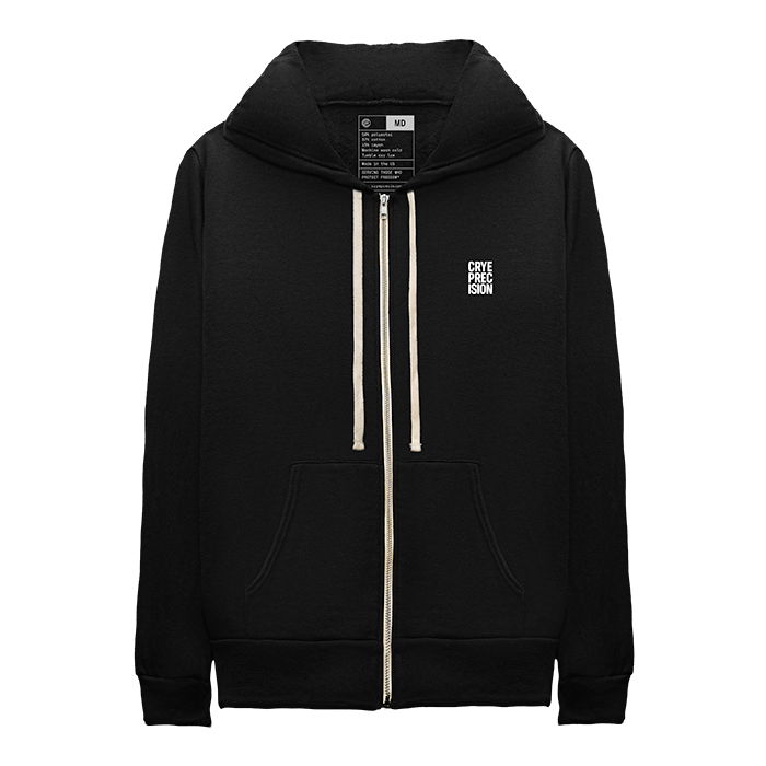 Justified Hoodie Crewneck Black Front