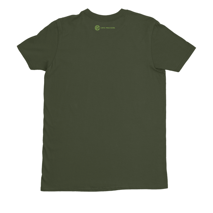 Motion Tee Olive back
