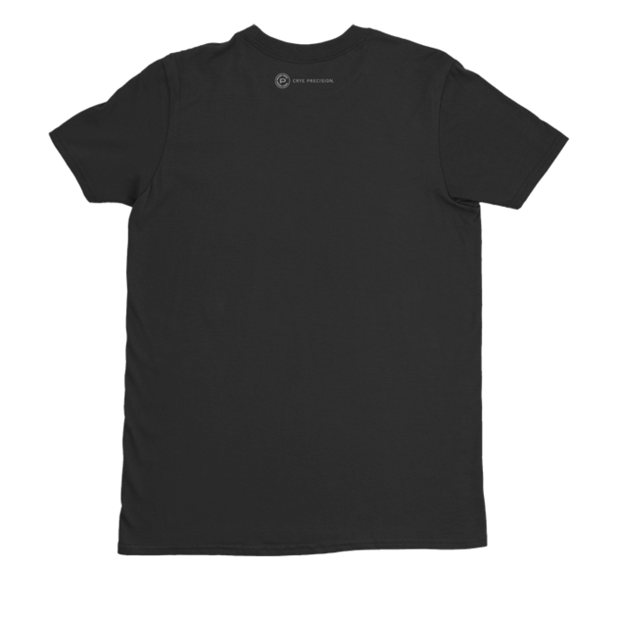 Circular Tee Black back