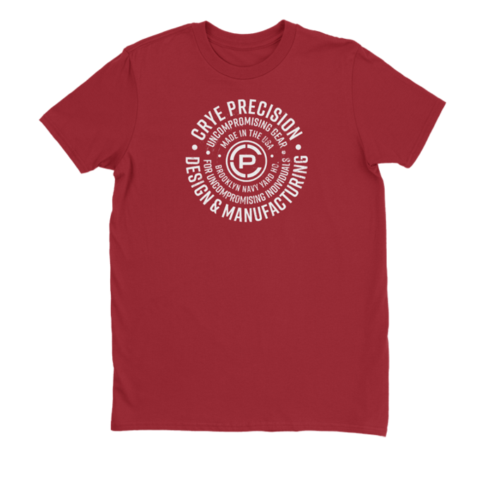 Circular Tee Red front