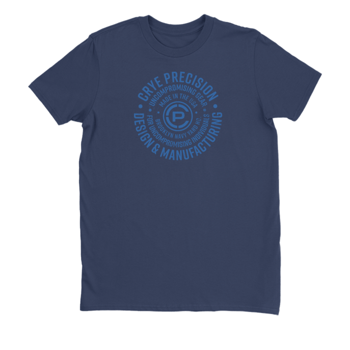 Circular Tee Navy front