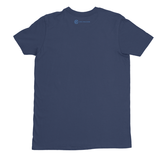 Circular Tee Navy back