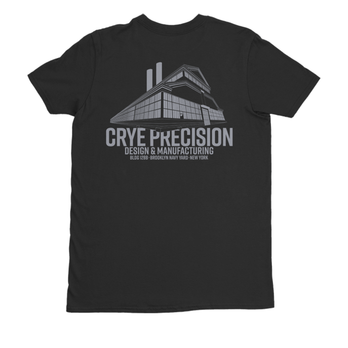 Bldg 128B Tee Black back