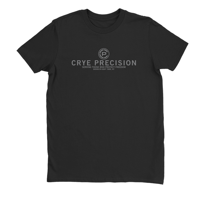 Serve Tee Black front