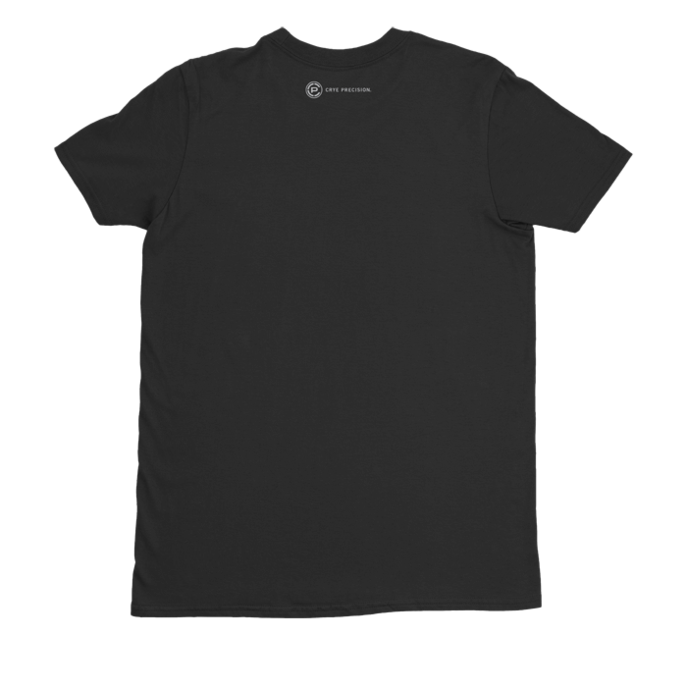 Serve Tee Black back