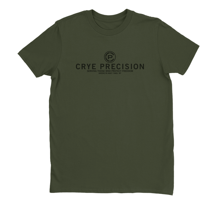 Serve Tee Olive front