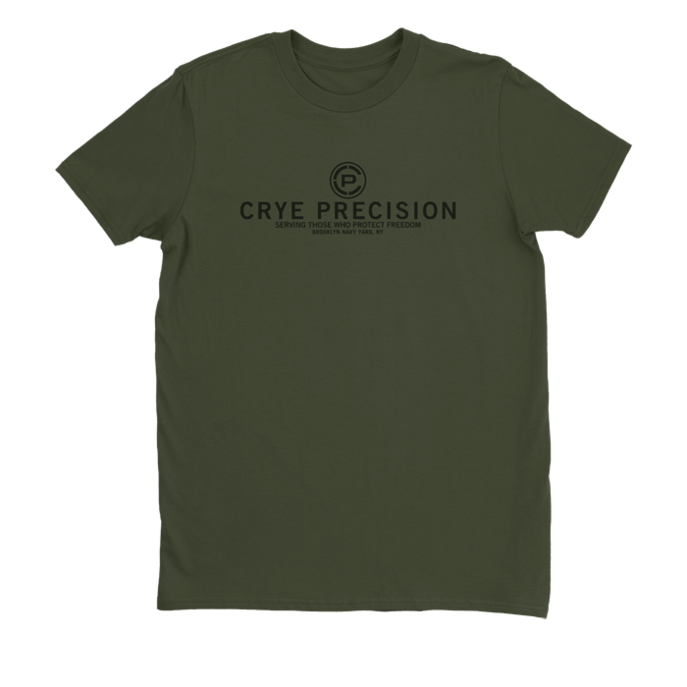 Serve Tee Olive front