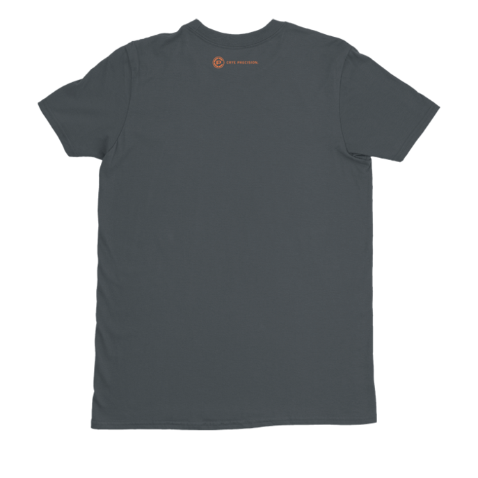 Serve Tee Asphalt back