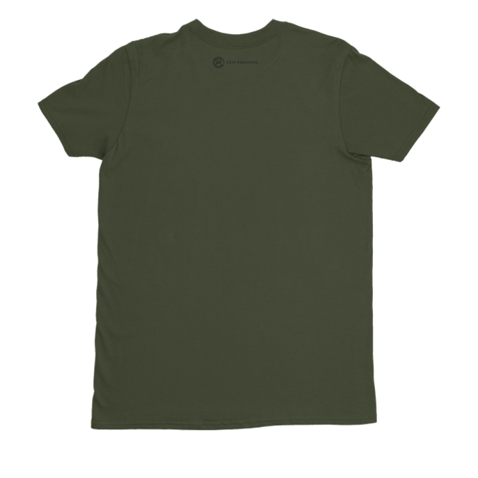 Blocks Tee Olive back