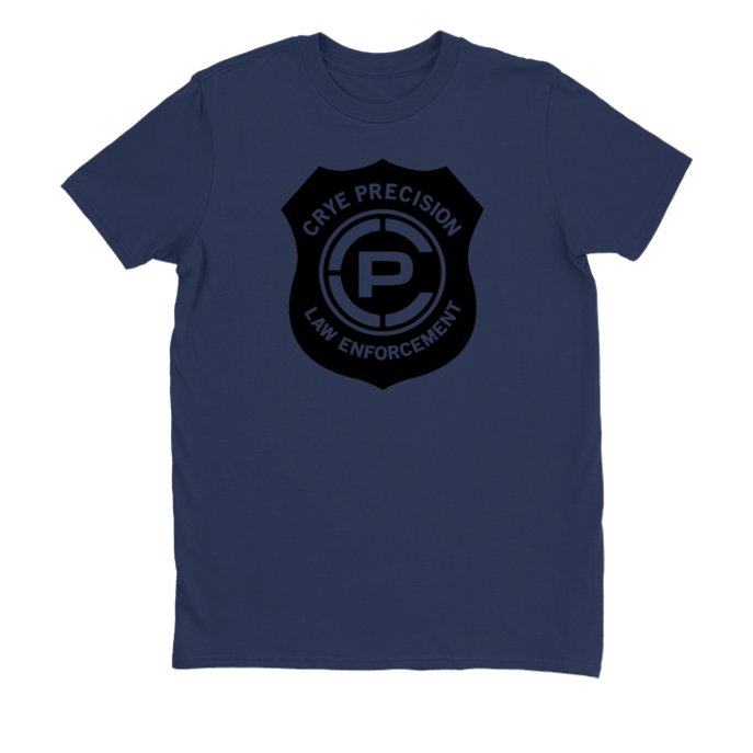 Big Shield Tee Navy front Big Shield Tee Navy front