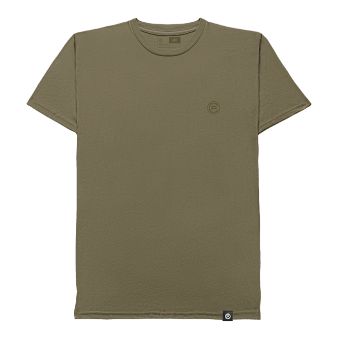 Inscription Tee Military Green Front Inscription Tee Military Green Front