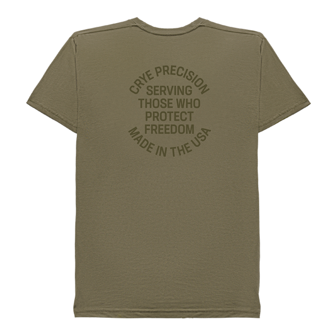Inscription Tee Military Green Back Inscription Tee Military Green Back