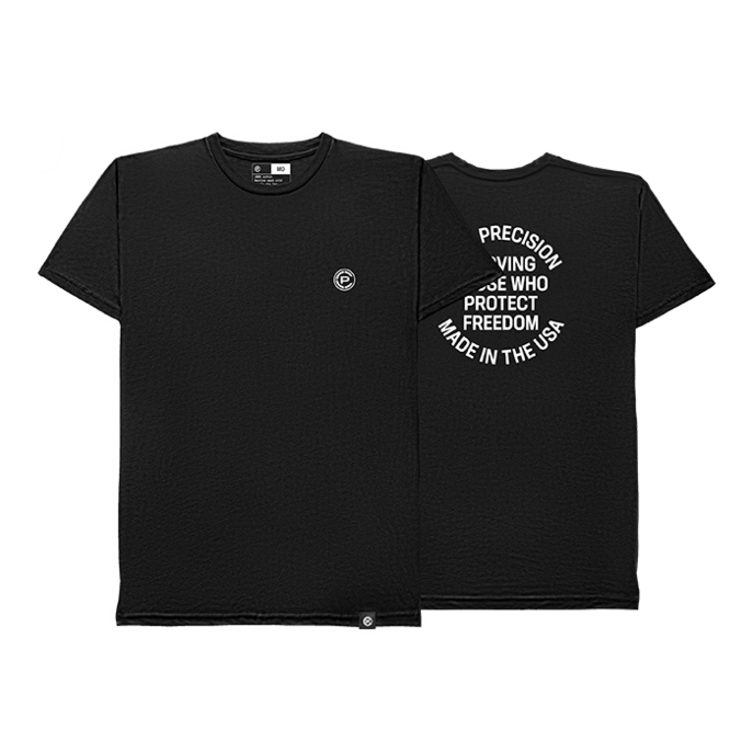 Inscription Tee Black Front and Back Inscription Tee Black Front and Back