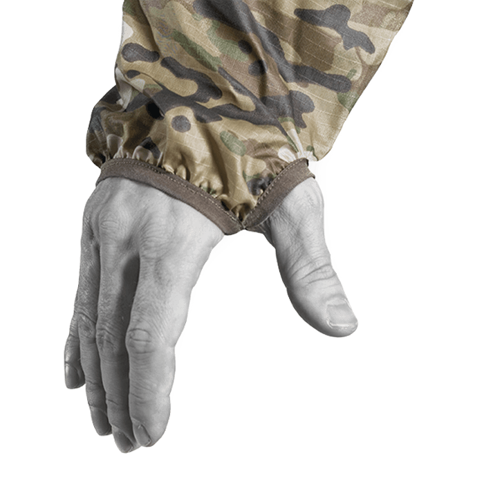 Intergrated thumb loops