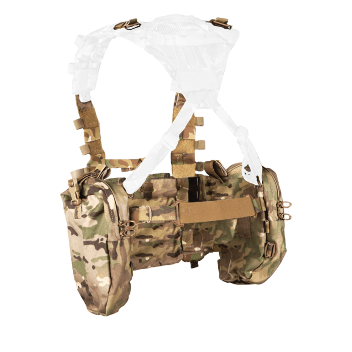 LV MBAV Multicam + Detachable Chest Rig