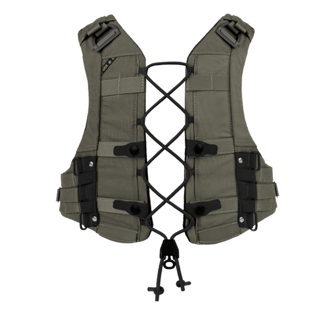 Tactical Vestt AVS MBAV Type H HARNESS Connected To Crye Precision