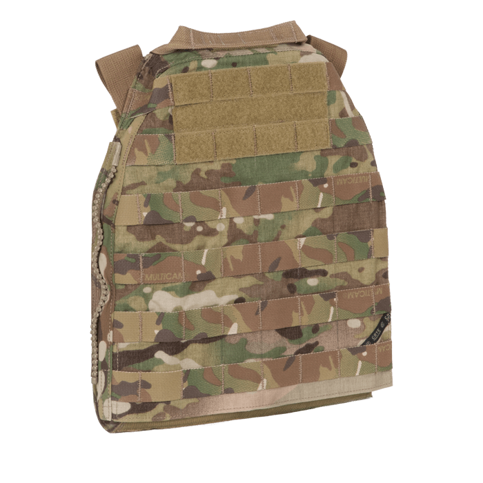 AVS Swimmer Cut Plate Pouch Set MultiCam front