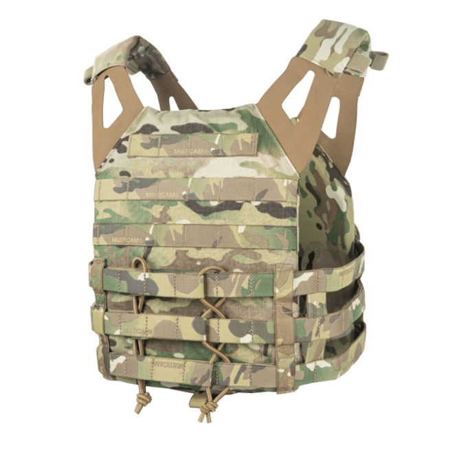 Jumpable Plate Carrier MultiCam back