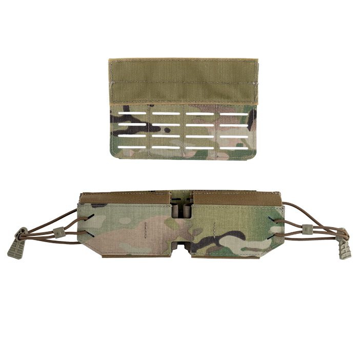 MOLLE panel for compatibility with multiple vests