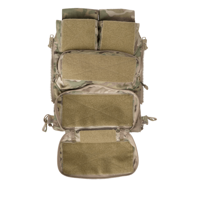 Pouch Zip-On Panel 2.0 MultiCam open view