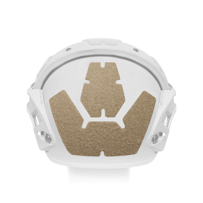 mounted to helmet rear view