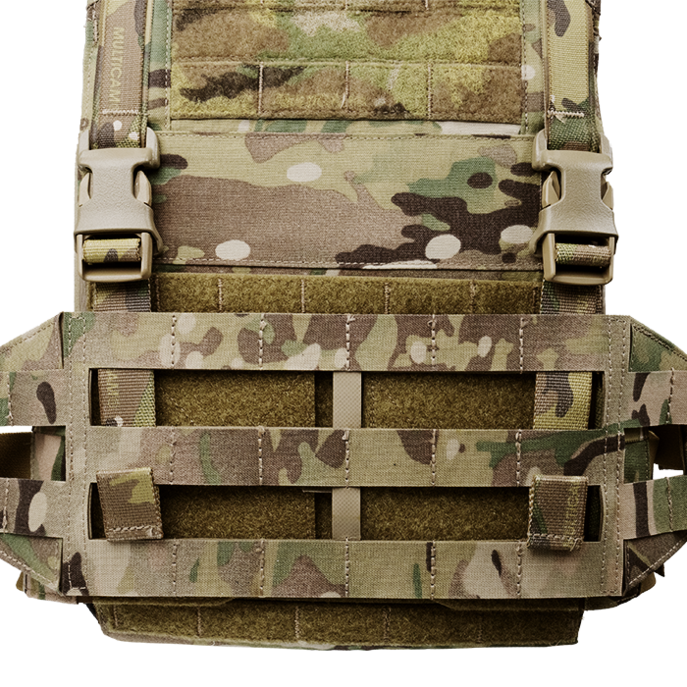 Mount three mag pouches up front or one on each side
