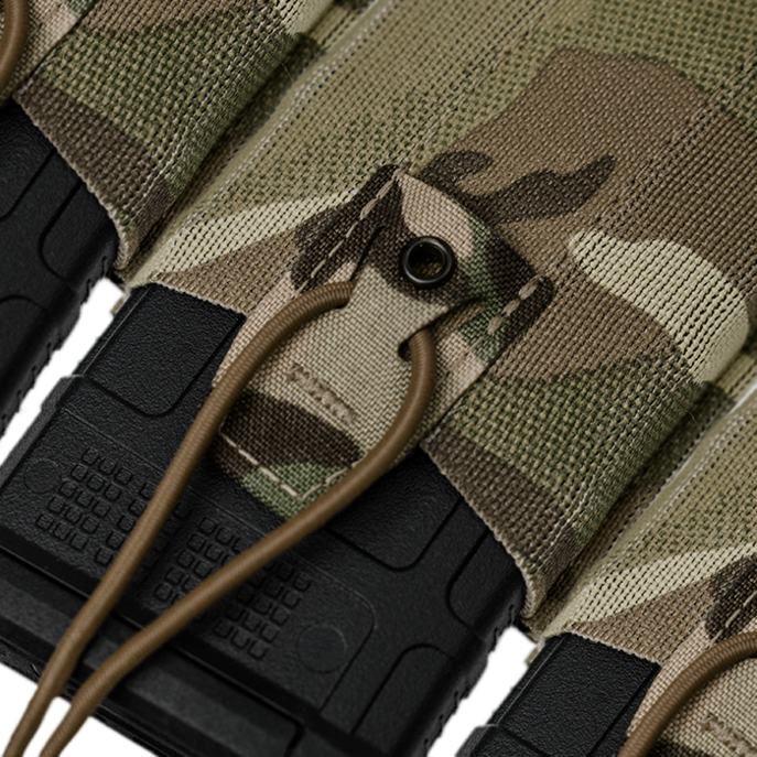Optional passthroughs for double shock cord Optional passthroughs for double shock cord