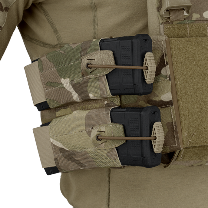 Integrated sidedraw pouches