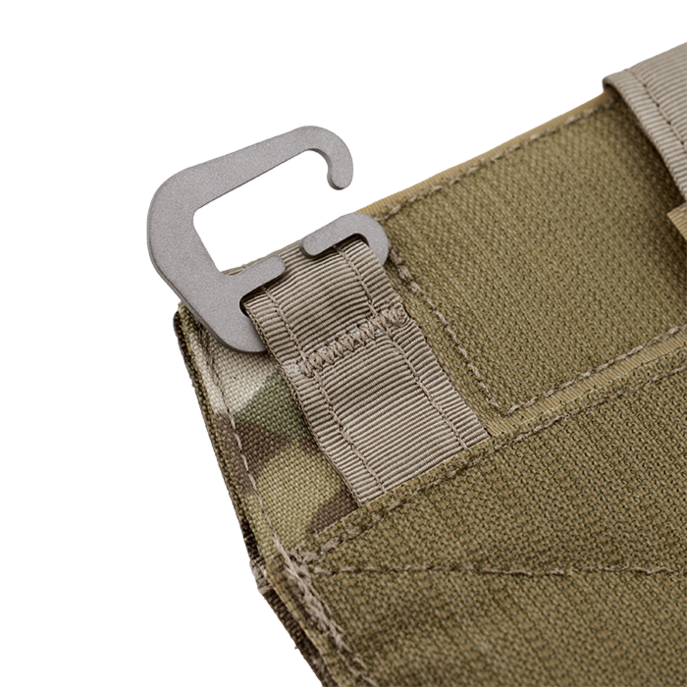 Titanium, quick-attach G-Hooks