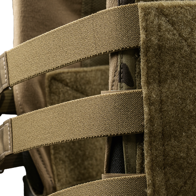 Multiple cummerbund attachments available