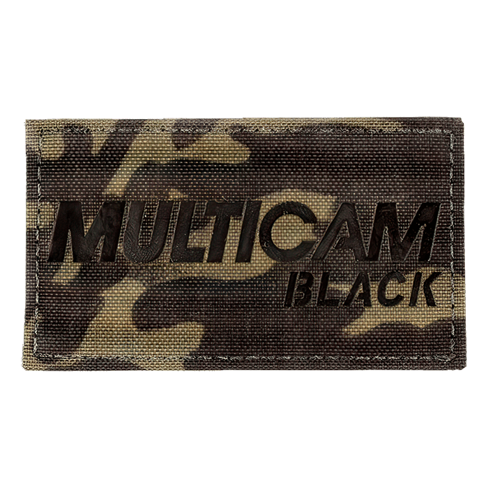 3M Logo Patch MultiCam Black with black text