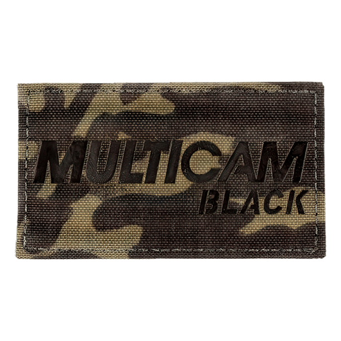 3M Logo Patch MultiCam Black with black text